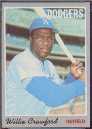 1970 Topps Baseball Cards      034      Willie Crawford